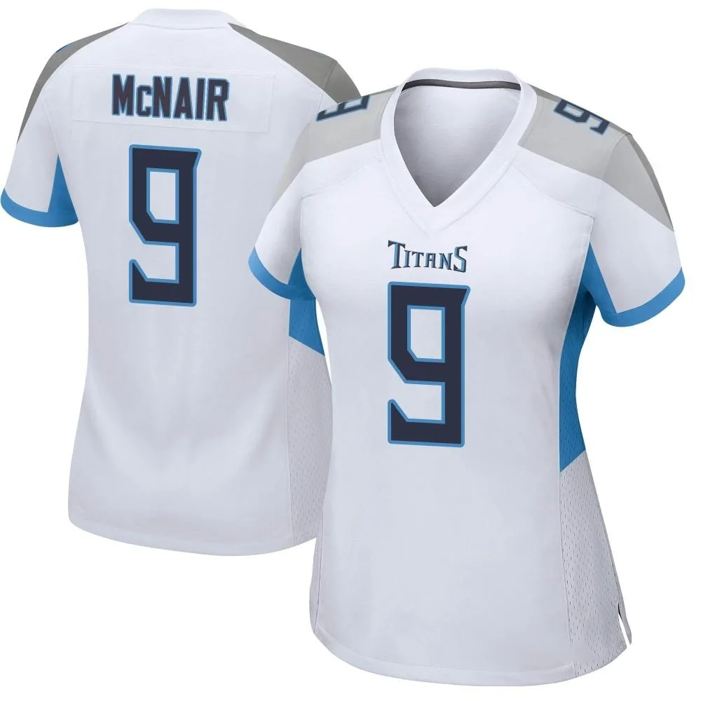 Women's Tennessee Titans Steve Mcnair Nike Game White Jersey Women's Tennessee Titans Steve Mcnair Nike Game White Jersey