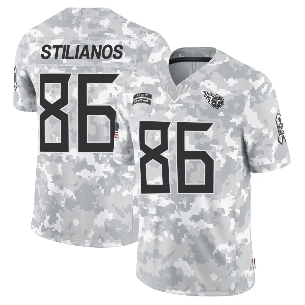 Men's Tennessee Titans Steven Stilianos Nike 2024 Salute to Service Limited Arctic Camo Jersey Men's Tennessee Titans Steven Stilianos Nike 2024 Salute to Service Limited Arctic Camo Jersey