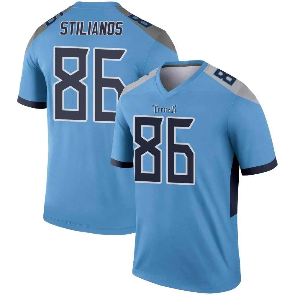 Men's Tennessee Titans Steven Stilianos Nike Legend Light Blue Jersey Men's Tennessee Titans Steven Stilianos Nike Legend Light Blue Jersey