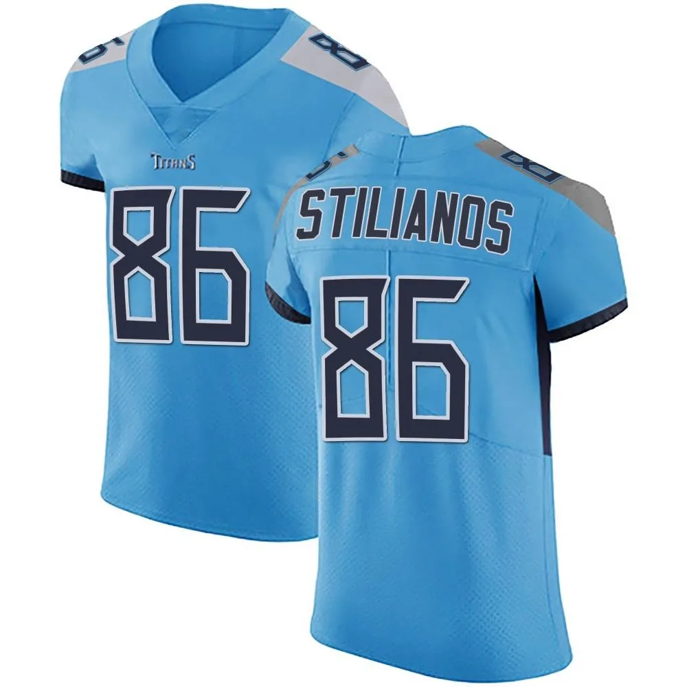 Men's Tennessee Titans Steven Stilianos Nike Team Color Vapor Untouchable Elite Light Blue Jersey Men's Tennessee Titans Steven Stilianos Nike Team Color Vapor Untouchable Elite Light Blue Jersey