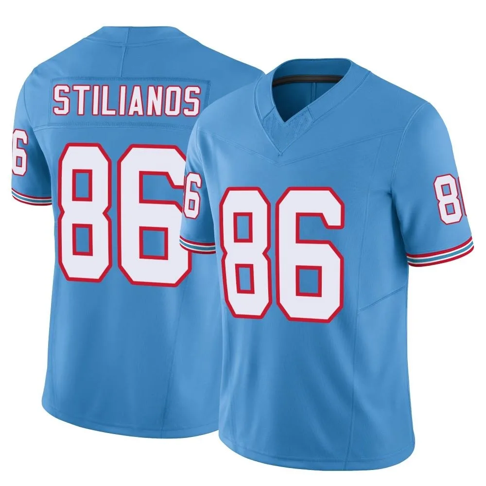 Men's Tennessee Titans Steven Stilianos Nike Vapor F.U.S.E. Limited Light Blue Jersey Men's Tennessee Titans Steven Stilianos Nike Vapor F.U.S.E. Limited Light Blue Jersey