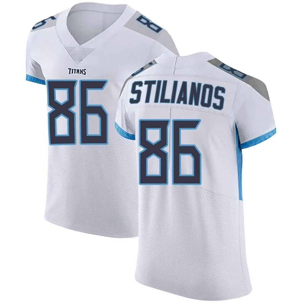 Men's Tennessee Titans Steven Stilianos Nike Vapor Untouchable Elite White Jersey Men's Tennessee Titans Steven Stilianos Nike Vapor Untouchable Elite White Jersey