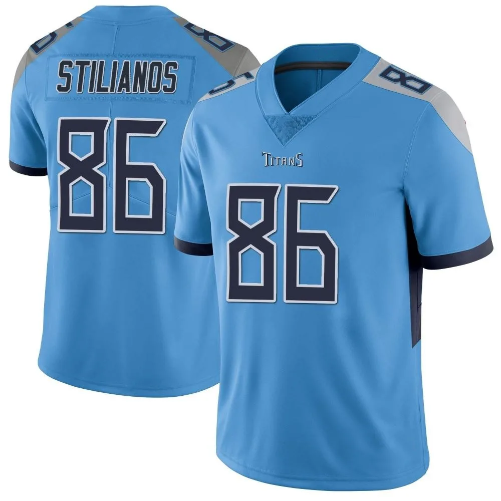 Men's Tennessee Titans Steven Stilianos Nike Vapor Untouchable Limited Light Blue Jersey Men's Tennessee Titans Steven Stilianos Nike Vapor Untouchable Limited Light Blue Jersey