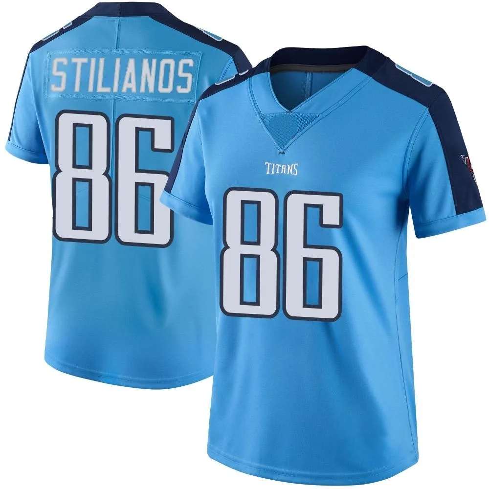 Women's Tennessee Titans Steven Stilianos Nike Color Rush Limited Light Blue Jersey Women's Tennessee Titans Steven Stilianos Nike Color Rush Limited Light Blue Jersey