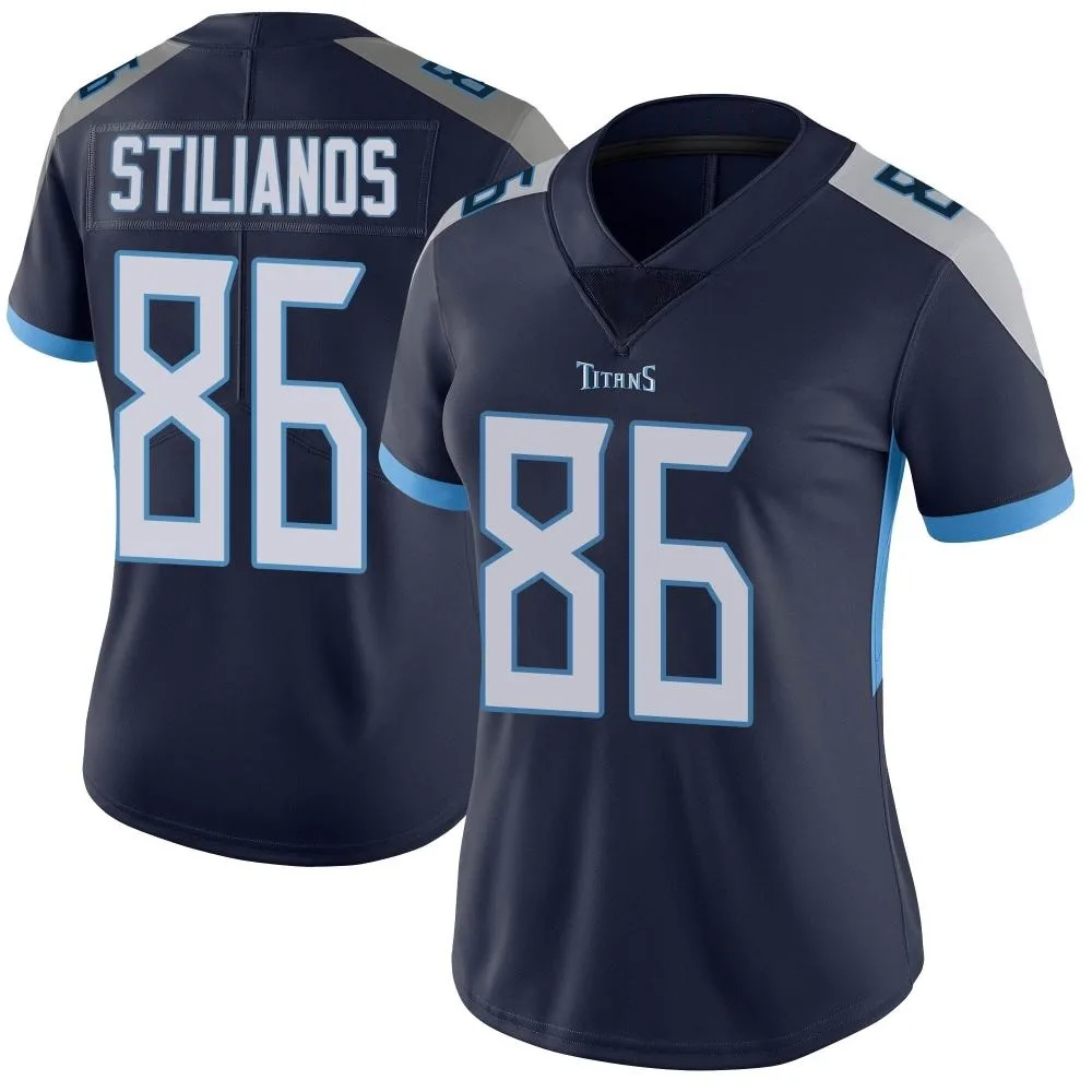 Women's Tennessee Titans Steven Stilianos Nike Vapor Untouchable Limited Navy Jersey Women's Tennessee Titans Steven Stilianos Nike Vapor Untouchable Limited Navy Jersey