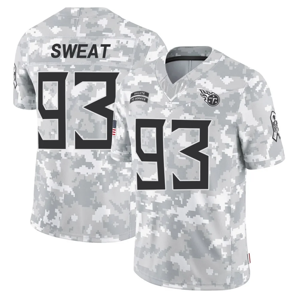 Men's Tennessee Titans T'vondre Sweat Nike 2024 Salute to Service Limited Arctic Camo Jersey Men's Tennessee Titans T'vondre Sweat Nike 2024 Salute to Service Limited Arctic Camo Jersey