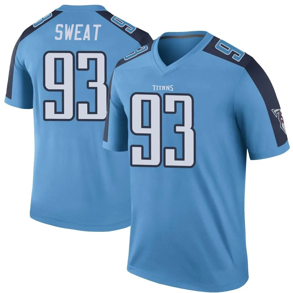Men's Tennessee Titans T'vondre Sweat Nike Color Rush Legend Light Blue Jersey Men's Tennessee Titans T'vondre Sweat Nike Color Rush Legend Light Blue Jersey