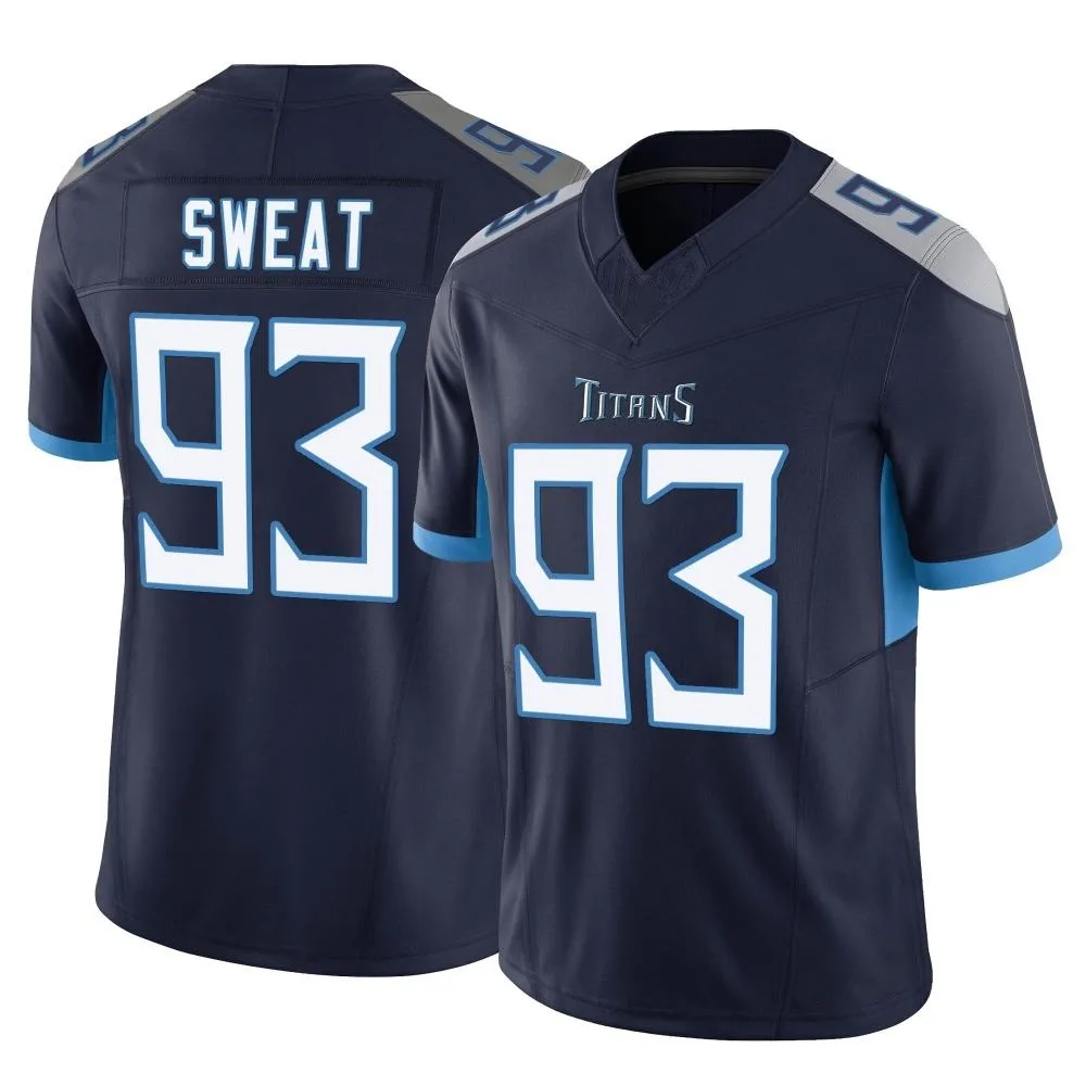 Youth Tennessee Titans T'vondre Sweat Nike Vapor F.U.S.E. Limited Navy Jersey Youth Tennessee Titans T'vondre Sweat Nike Vapor F.U.S.E. Limited Navy Jersey