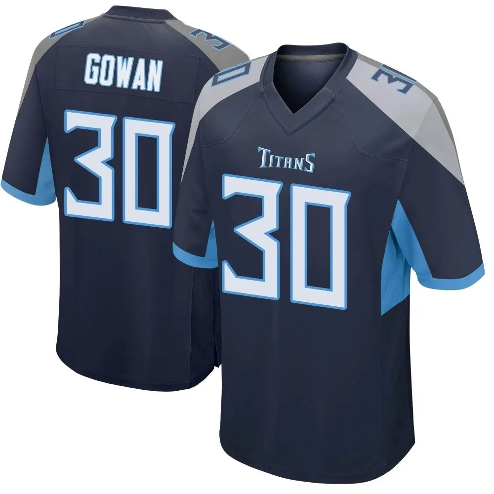 Men's Tennessee Titans Tay Gowan Nike Game Navy Jersey Men's Tennessee Titans Tay Gowan Nike Game Navy Jersey