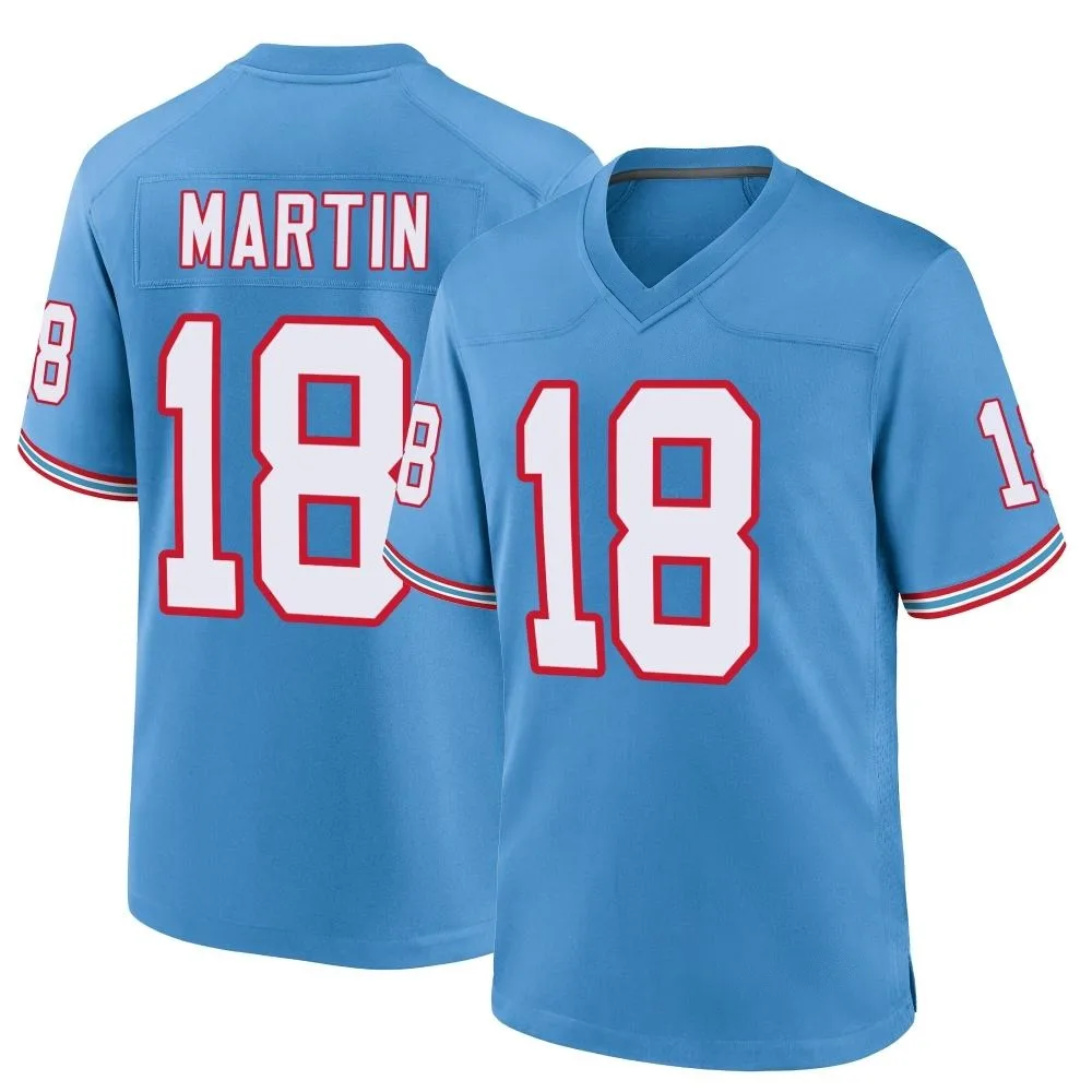 Men's Tennessee Titans Tay Martin Nike Oilers Throwback Alternate Game Light Blue Jersey Men's Tennessee Titans Tay Martin Nike Oilers Throwback Alternate Game Light Blue Jersey