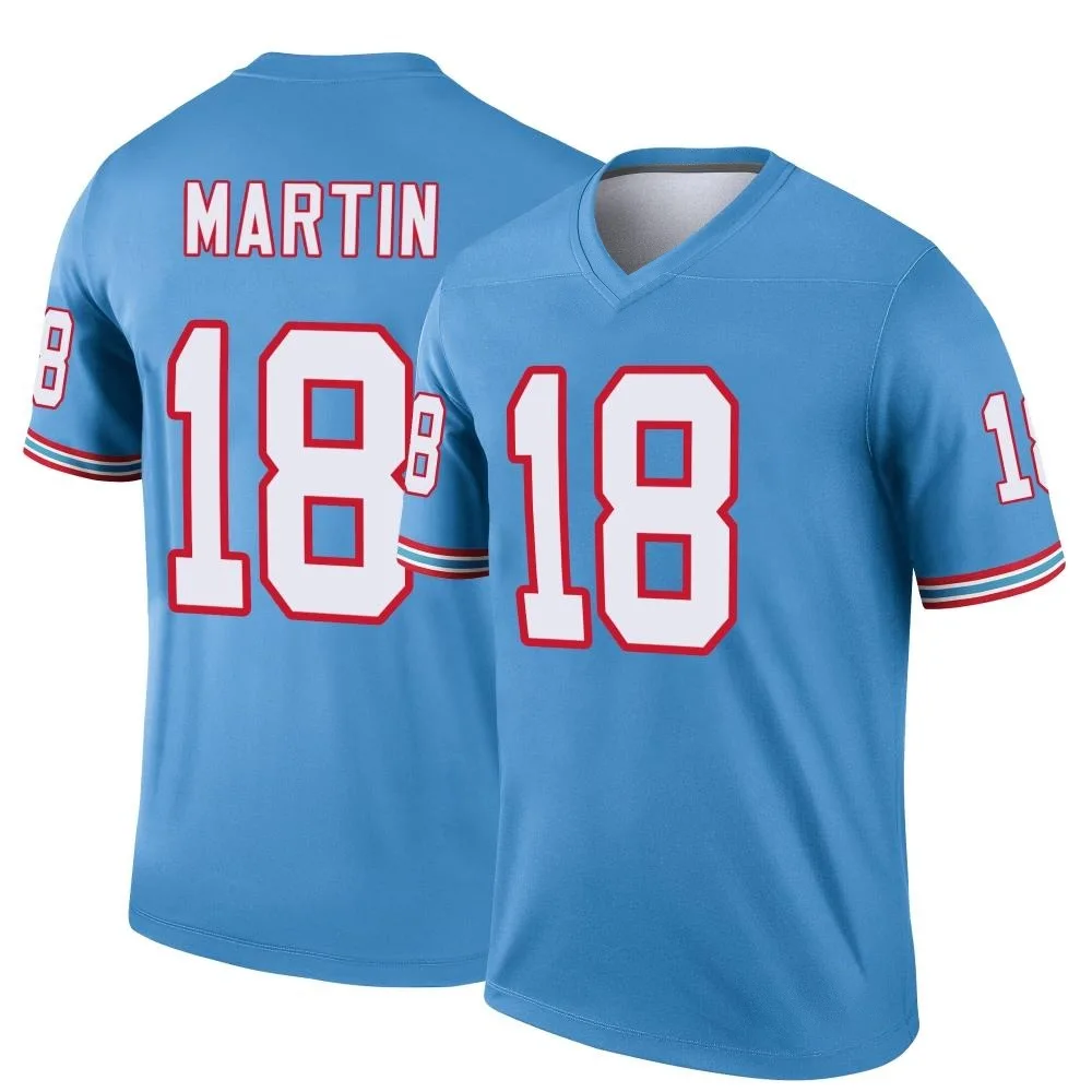 Men's Tennessee Titans Tay Martin Nike Oilers Throwback Legend Light Blue Jersey Men's Tennessee Titans Tay Martin Nike Oilers Throwback Legend Light Blue Jersey