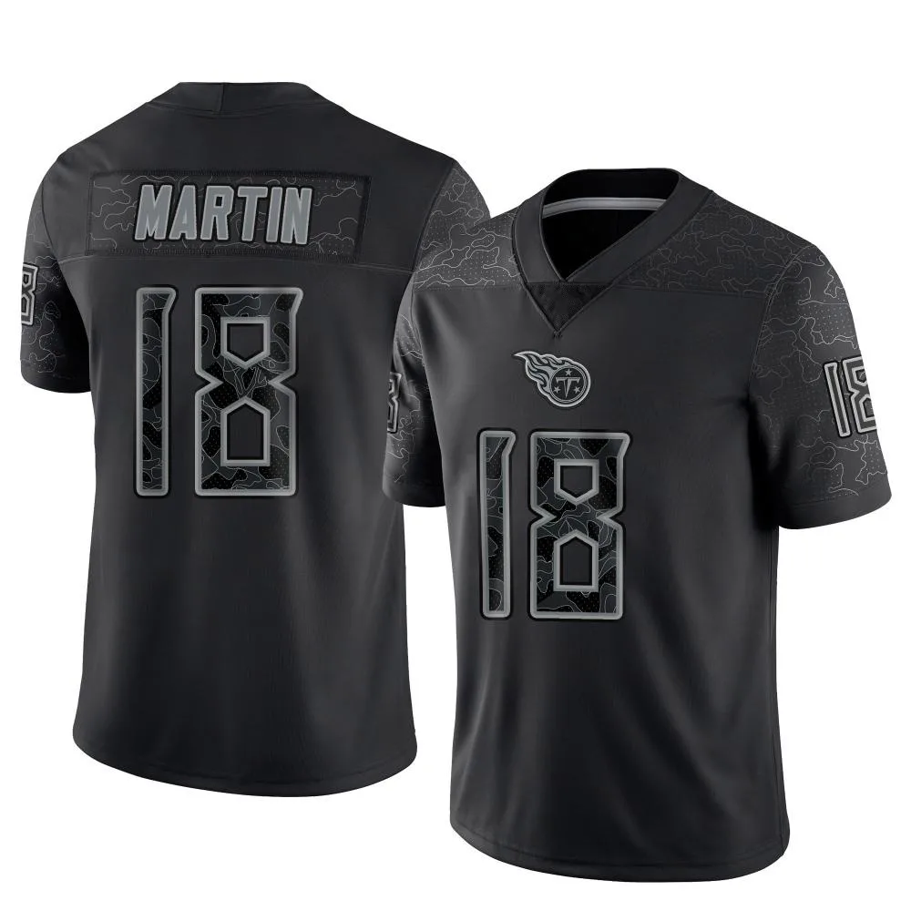 Men's Tennessee Titans Tay Martin Nike Reflective Limited Black Jersey Men's Tennessee Titans Tay Martin Nike Reflective Limited Black Jersey