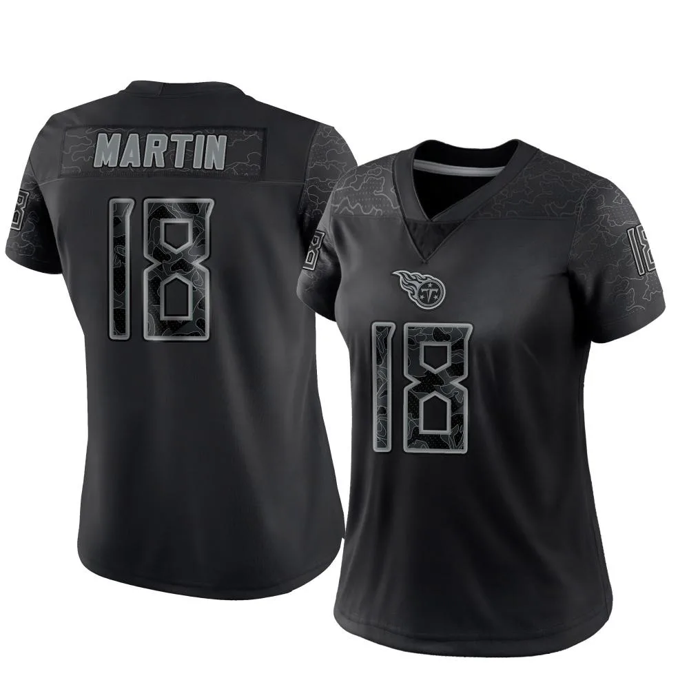 Women's Tennessee Titans Tay Martin Nike Reflective Limited Black Jersey Women's Tennessee Titans Tay Martin Nike Reflective Limited Black Jersey