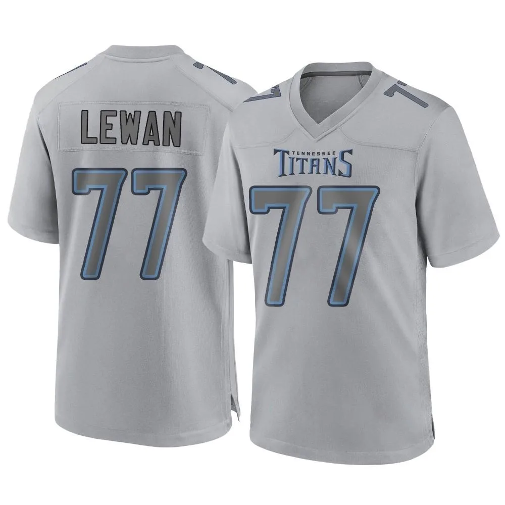 Men's Tennessee Titans Taylor Lewan Nike Atmosphere Fashion Game Gray Jersey Men's Tennessee Titans Taylor Lewan Nike Atmosphere Fashion Game Gray Jersey