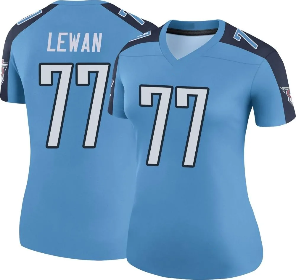 Women's Tennessee Titans Taylor Lewan Nike Color Rush Legend Light Blue Jersey Women's Tennessee Titans Taylor Lewan Nike Color Rush Legend Light Blue Jersey