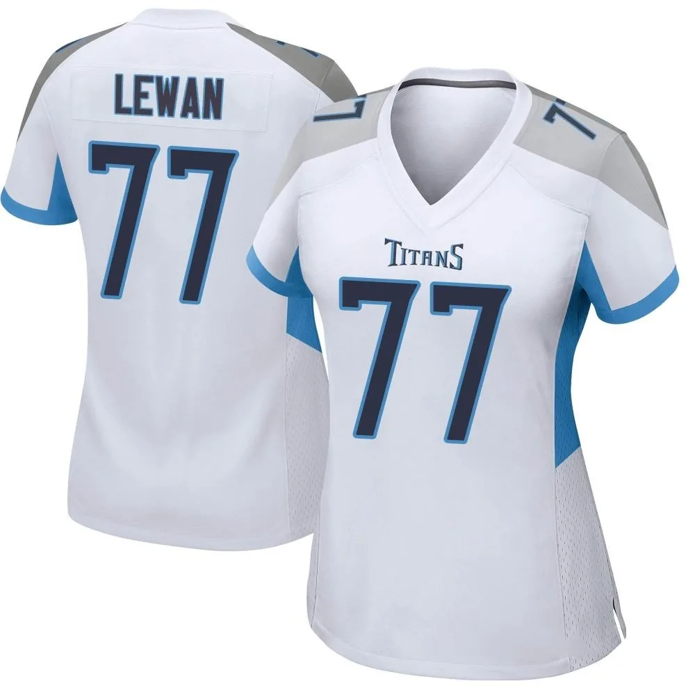 Women's Tennessee Titans Taylor Lewan Nike Game White Jersey Women's Tennessee Titans Taylor Lewan Nike Game White Jersey