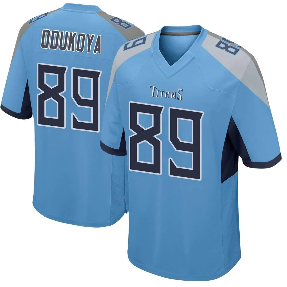 Men's Tennessee Titans Thomas Odukoya Nike Game Light Blue Jersey Men's Tennessee Titans Thomas Odukoya Nike Game Light Blue Jersey