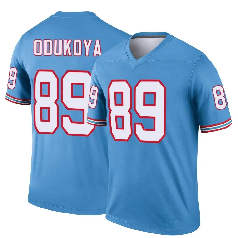 Men's Tennessee Titans Thomas Odukoya Nike Oilers Throwback Legend Light Blue Jersey Men's Tennessee Titans Thomas Odukoya Nike Oilers Throwback Legend Light Blue Jersey