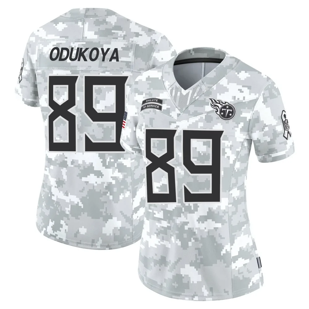 Women's Tennessee Titans Thomas Odukoya Nike 2024 Salute to Service Limited Arctic Camo Jersey Women's Tennessee Titans Thomas Odukoya Nike 2024 Salute to Service Limited Arctic Camo Jersey