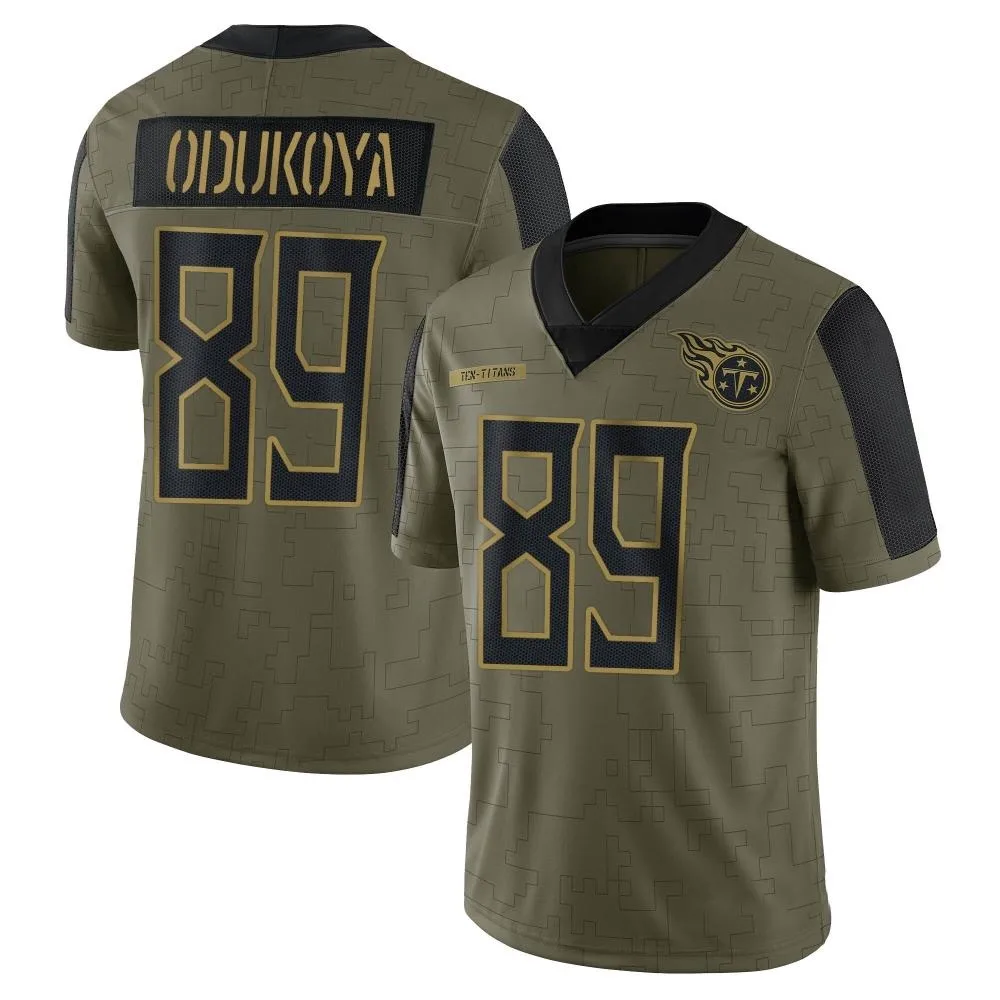 Youth Tennessee Titans Thomas Odukoya Nike 2021 Salute To Service Limited Olive Jersey Youth Tennessee Titans Thomas Odukoya Nike 2021 Salute To Service Limited Olive Jersey