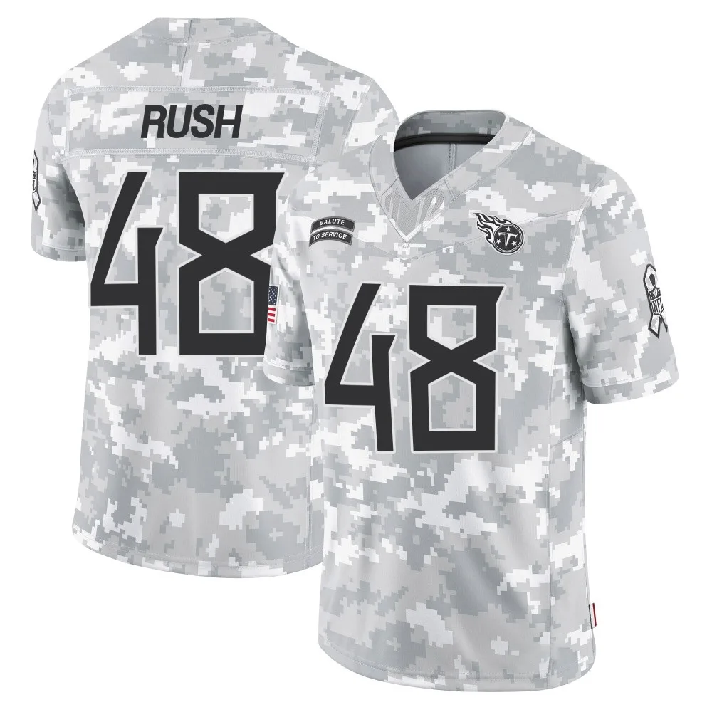 Men's Tennessee Titans Thomas Rush Nike 2024 Salute to Service Limited Arctic Camo Jersey Men's Tennessee Titans Thomas Rush Nike 2024 Salute to Service Limited Arctic Camo Jersey