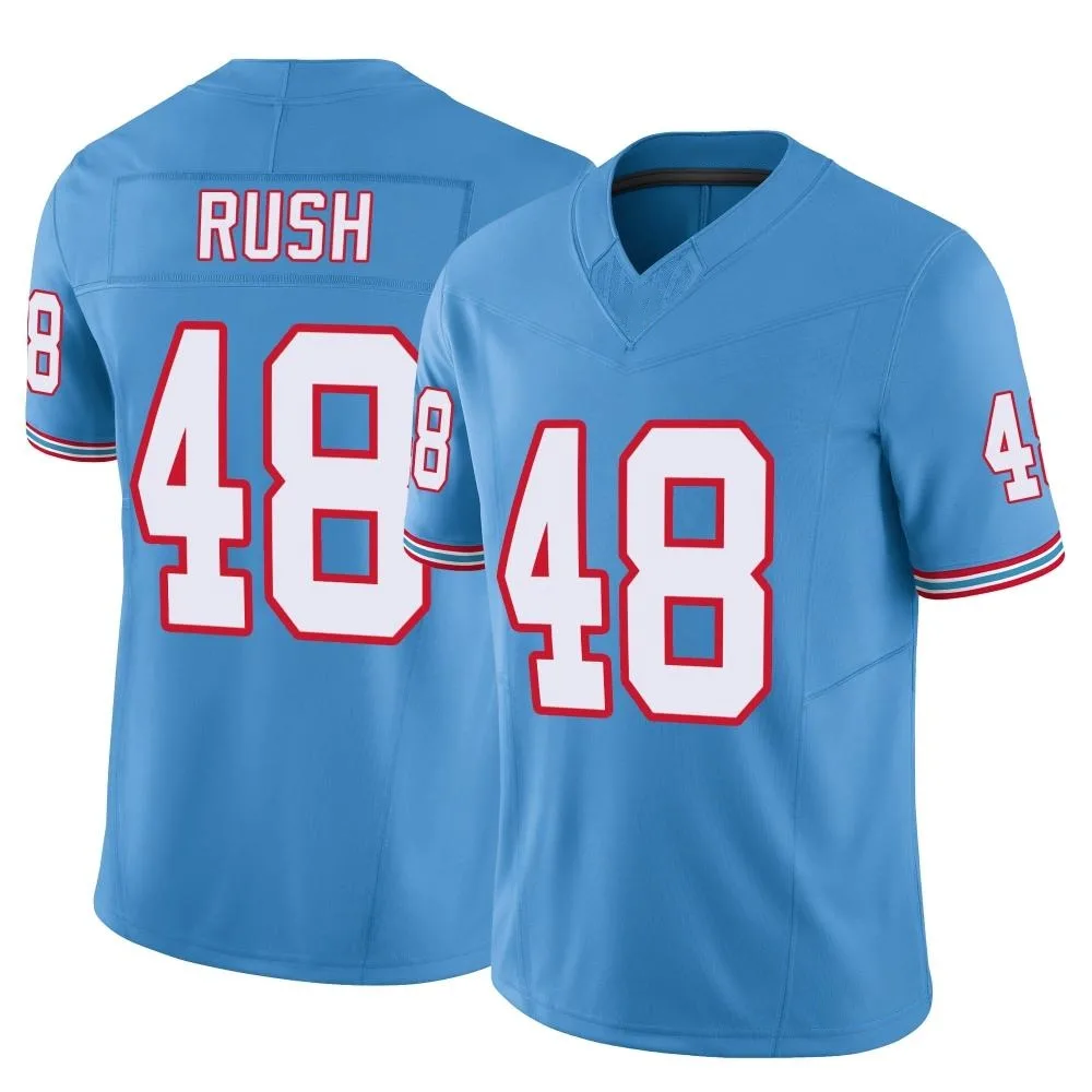Men's Tennessee Titans Thomas Rush Nike Vapor F.U.S.E. Limited Light Blue Jersey Men's Tennessee Titans Thomas Rush Nike Vapor F.U.S.E. Limited Light Blue Jersey