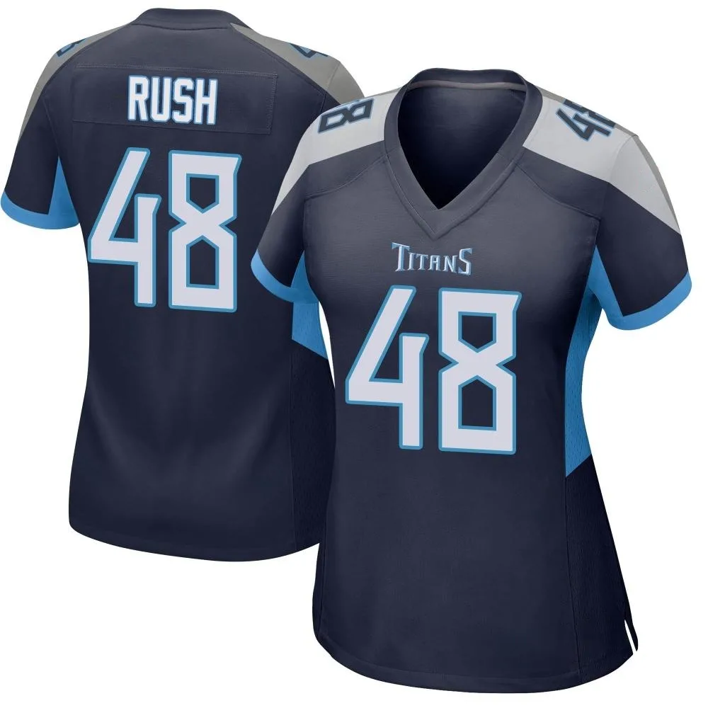 Women's Tennessee Titans Thomas Rush Nike Game Navy Jersey Women's Tennessee Titans Thomas Rush Nike Game Navy Jersey