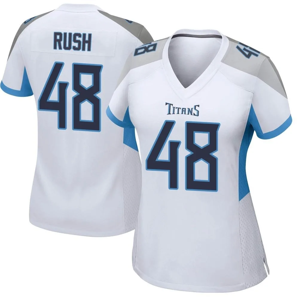 Women's Tennessee Titans Thomas Rush Nike Game White Jersey Women's Tennessee Titans Thomas Rush Nike Game White Jersey