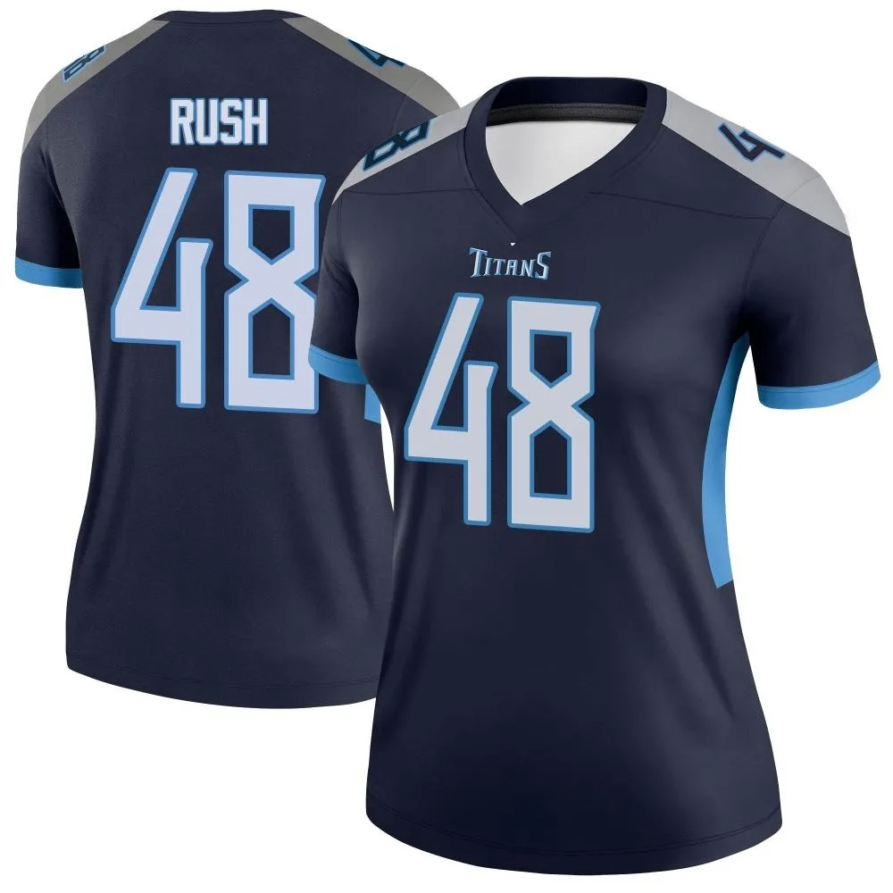 Women's Tennessee Titans Thomas Rush Nike Legend Navy Jersey Women's Tennessee Titans Thomas Rush Nike Legend Navy Jersey