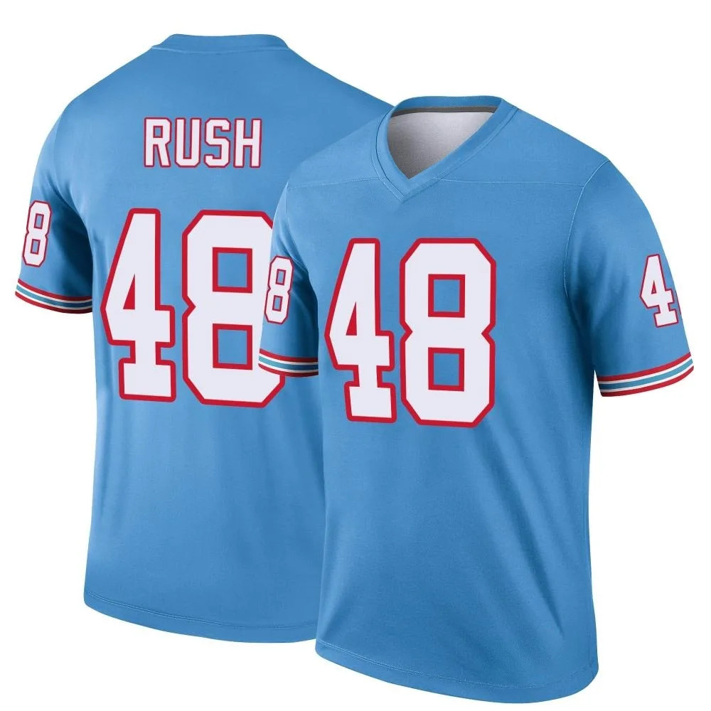 Youth Tennessee Titans Thomas Rush Nike Oilers Throwback Legend Light Blue Jersey Youth Tennessee Titans Thomas Rush Nike Oilers Throwback Legend Light Blue Jersey