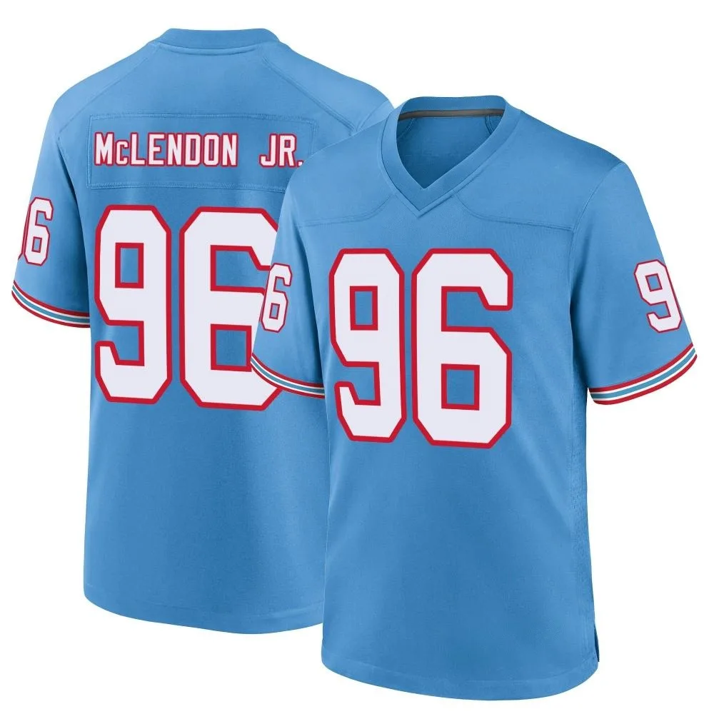Men's Tennessee Titans Tk Mclendon Jr. Nike Oilers Throwback Alternate Game Light Blue Jersey Men's Tennessee Titans Tk Mclendon Jr. Nike Oilers Throwback Alternate Game Light Blue Jersey