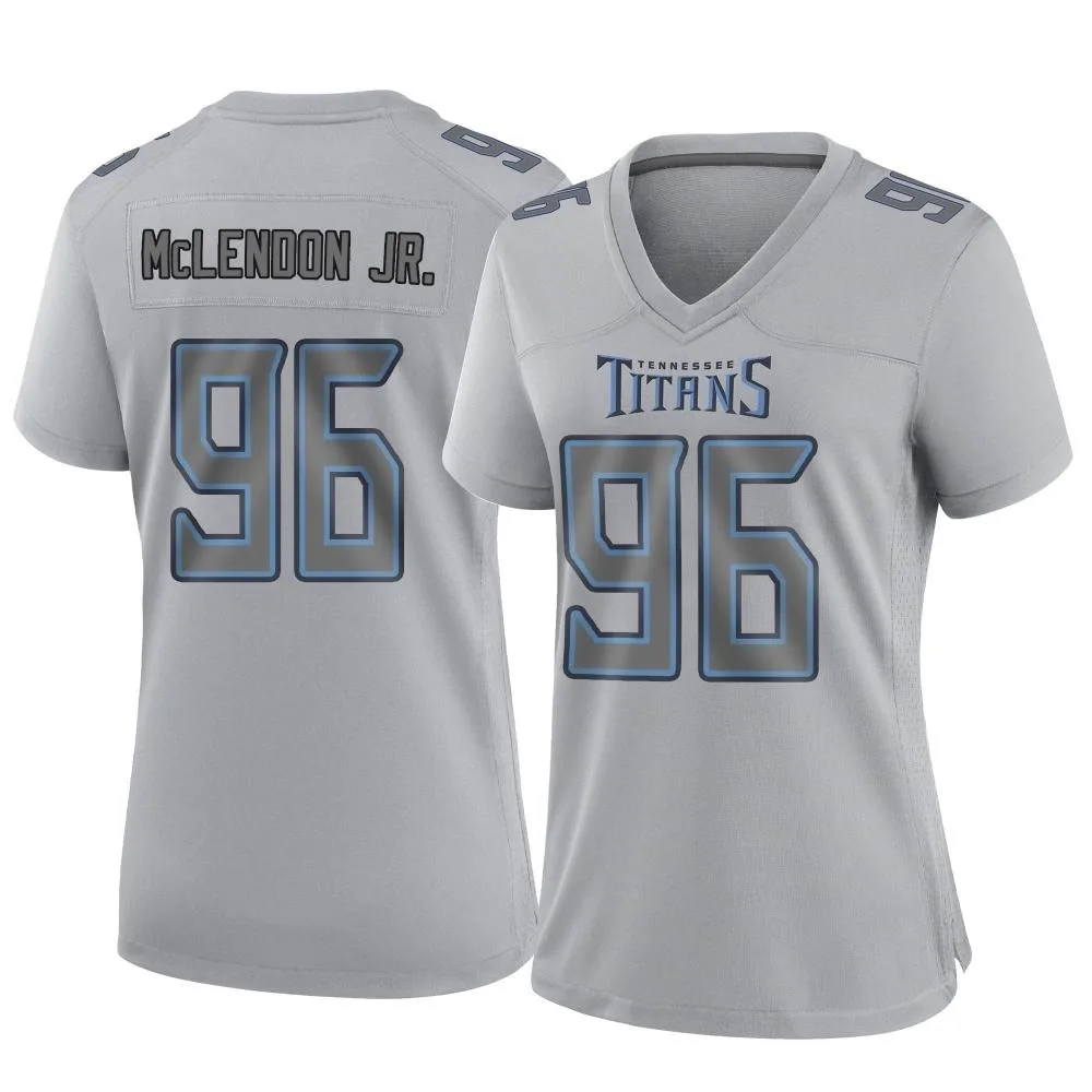 Women's Tennessee Titans Tk Mclendon Jr. Nike Atmosphere Fashion Game Gray Jersey Women's Tennessee Titans Tk Mclendon Jr. Nike Atmosphere Fashion Game Gray Jersey