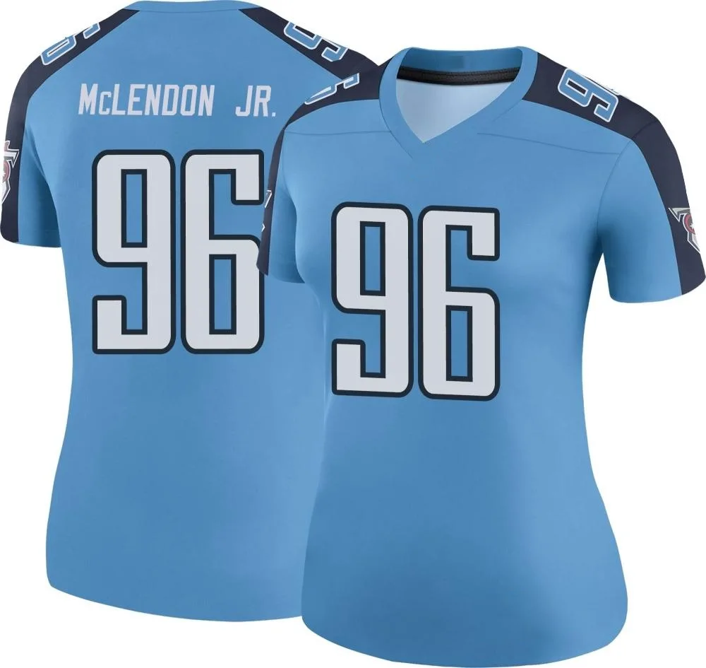 Women's Tennessee Titans Tk Mclendon Jr. Nike Color Rush Legend Light Blue Jersey Women's Tennessee Titans Tk Mclendon Jr. Nike Color Rush Legend Light Blue Jersey