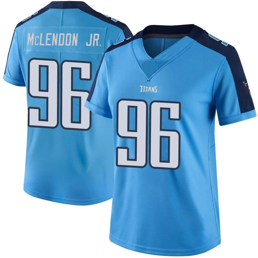 Women's Tennessee Titans Tk Mclendon Jr. Nike Color Rush Limited Light Blue Jersey Women's Tennessee Titans Tk Mclendon Jr. Nike Color Rush Limited Light Blue Jersey