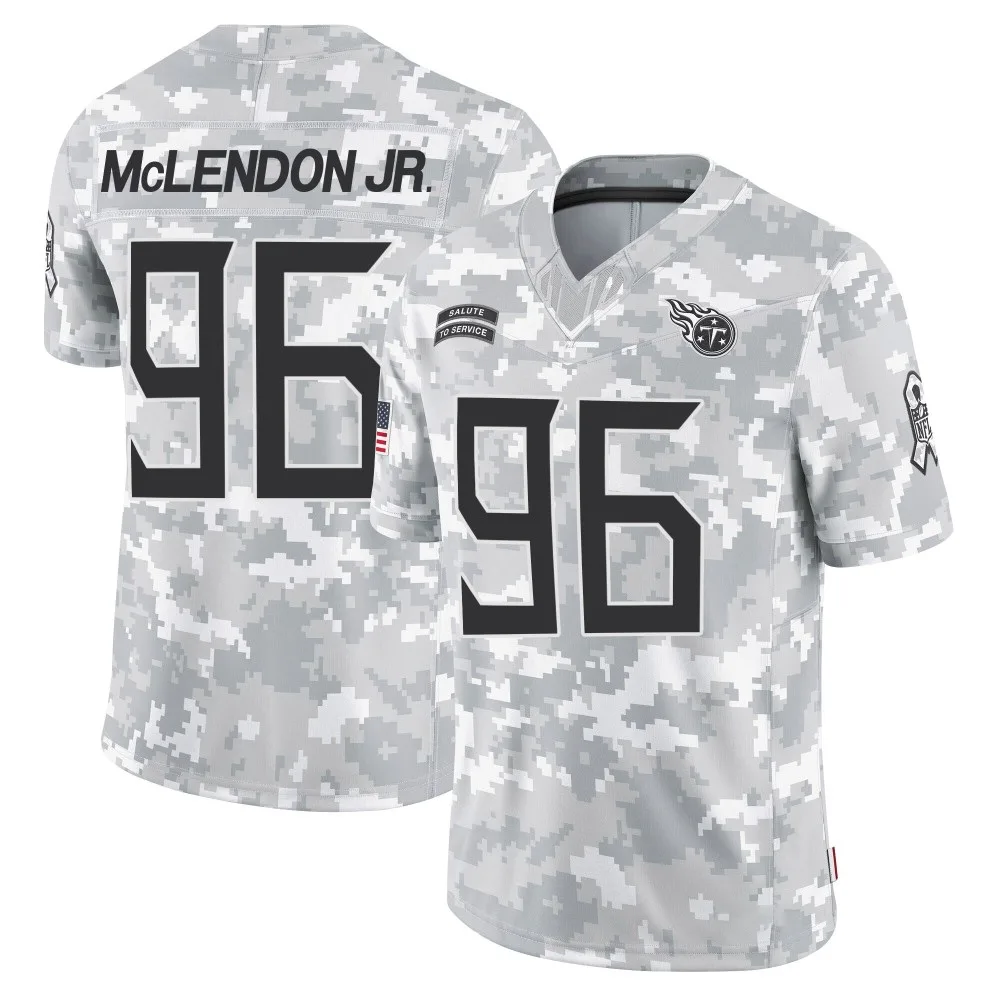 Youth Tennessee Titans Tk Mclendon Jr. Nike 2024 Salute to Service Limited Arctic Camo Jersey Youth Tennessee Titans Tk Mclendon Jr. Nike 2024 Salute to Service Limited Arctic Camo Jersey