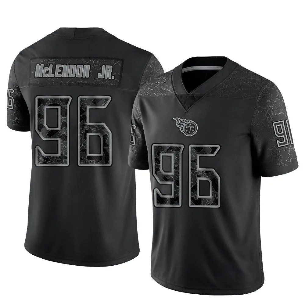 Youth Tennessee Titans Tk Mclendon Jr. Nike Reflective Limited Black Jersey Youth Tennessee Titans Tk Mclendon Jr. Nike Reflective Limited Black Jersey