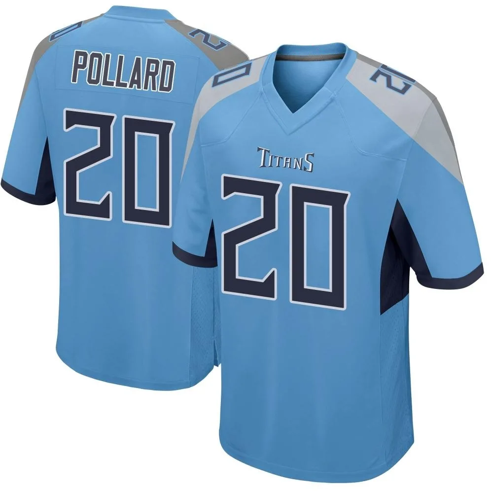 Youth Tennessee Titans Tony Pollard Nike Game Light Blue Jersey Youth Tennessee Titans Tony Pollard Nike Game Light Blue Jersey