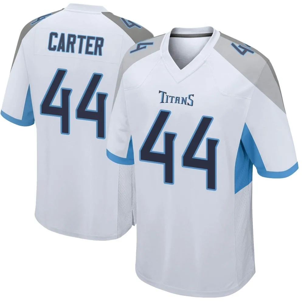 Men's Tennessee Titans Tory Carter Nike Game White Jersey Men's Tennessee Titans Tory Carter Nike Game White Jersey
