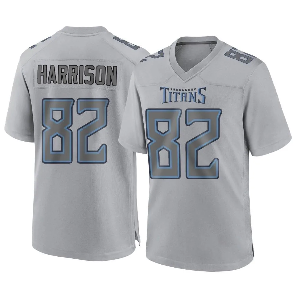 Men's Tennessee Titans Tre'shaun Harrison Nike Atmosphere Fashion Game Gray Jersey Men's Tennessee Titans Tre'shaun Harrison Nike Atmosphere Fashion Game Gray Jersey