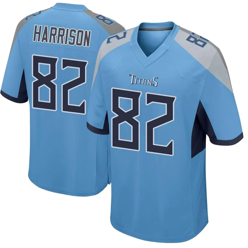 Men's Tennessee Titans Tre'shaun Harrison Nike Game Light Blue Jersey Men's Tennessee Titans Tre'shaun Harrison Nike Game Light Blue Jersey
