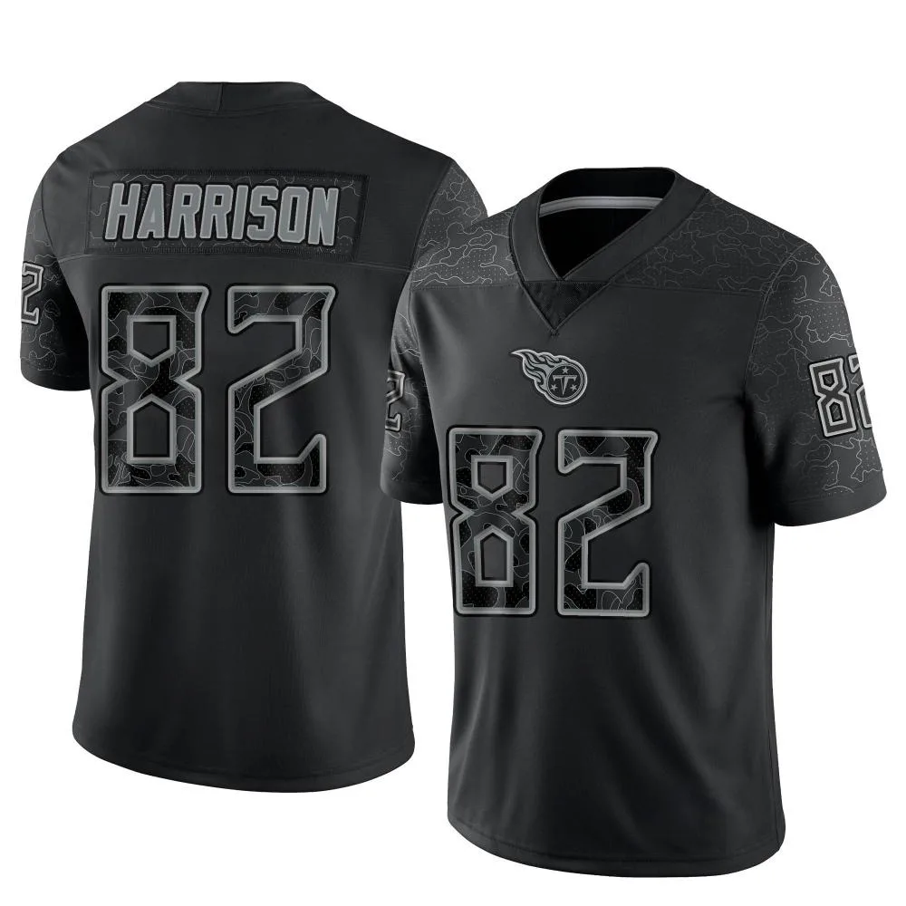 Men's Tennessee Titans Tre'shaun Harrison Nike Reflective Limited Black Jersey Men's Tennessee Titans Tre'shaun Harrison Nike Reflective Limited Black Jersey