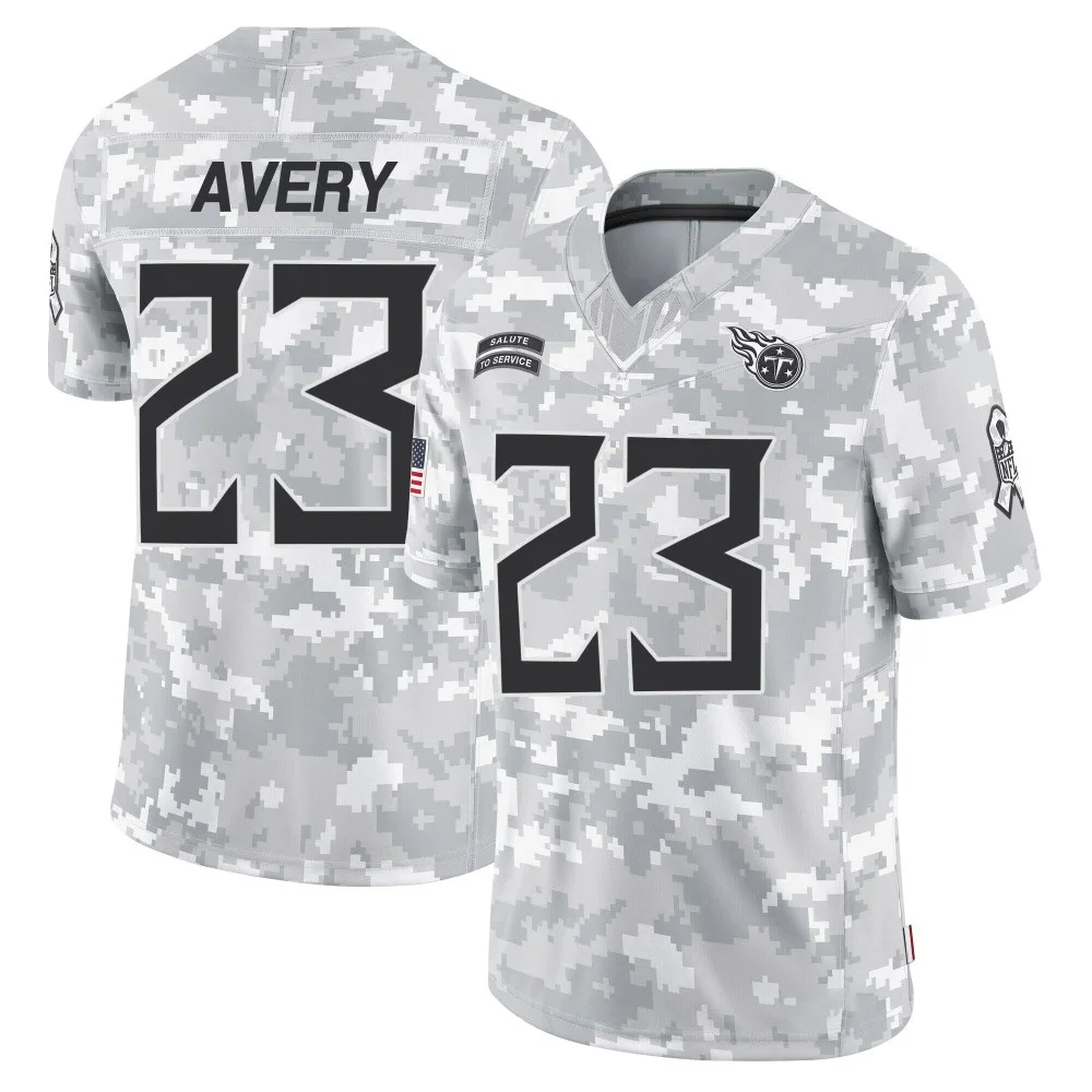 Men's Tennessee Titans Tre Avery Nike 2024 Salute to Service Limited Arctic Camo Jersey Men's Tennessee Titans Tre Avery Nike 2024 Salute to Service Limited Arctic Camo Jersey