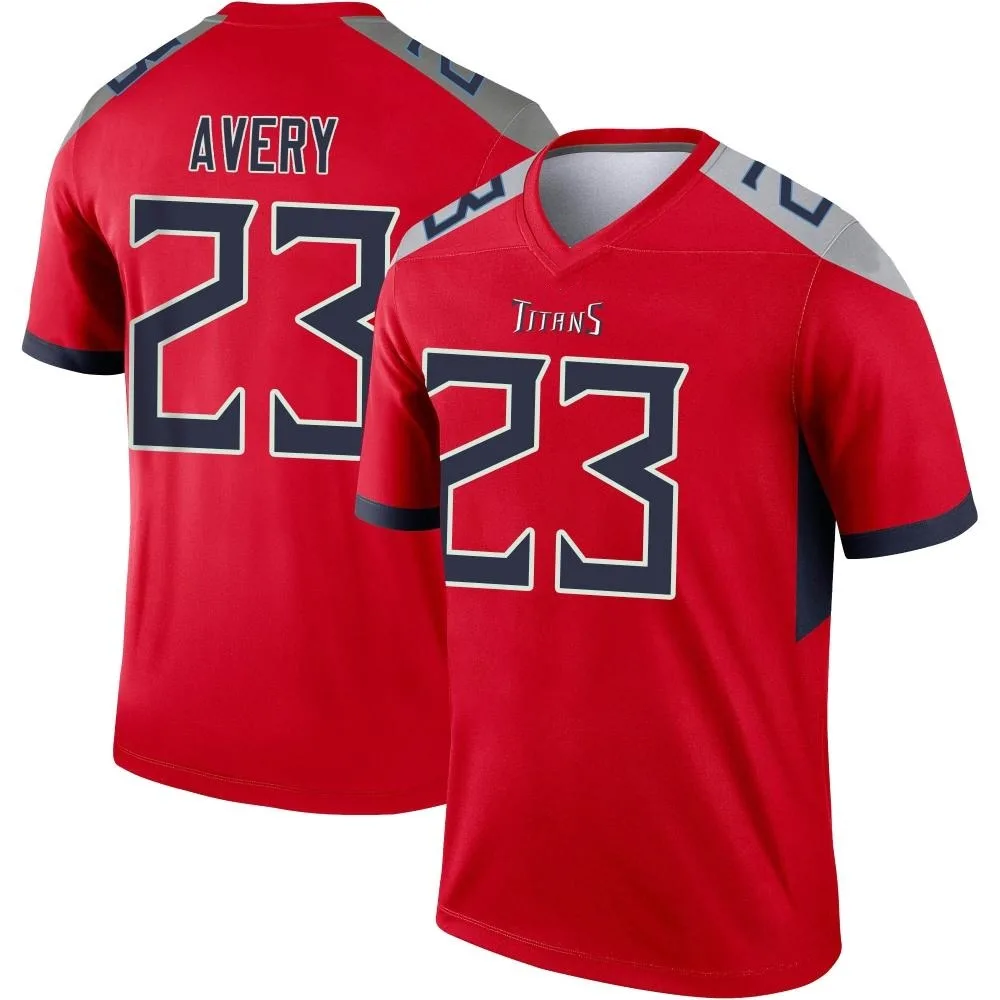 Men's Tennessee Titans Tre Avery Nike Inverted Legend Red Jersey Men's Tennessee Titans Tre Avery Nike Inverted Legend Red Jersey