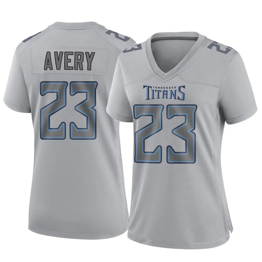 Women's Tennessee Titans Tre Avery Nike Atmosphere Fashion Game Gray Jersey Women's Tennessee Titans Tre Avery Nike Atmosphere Fashion Game Gray Jersey