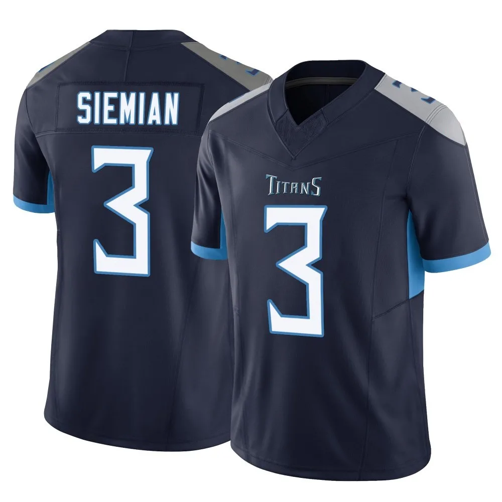 Men's Tennessee Titans Trevor Siemian Nike Vapor F.U.S.E. Limited Navy Jersey Men's Tennessee Titans Trevor Siemian Nike Vapor F.U.S.E. Limited Navy Jersey