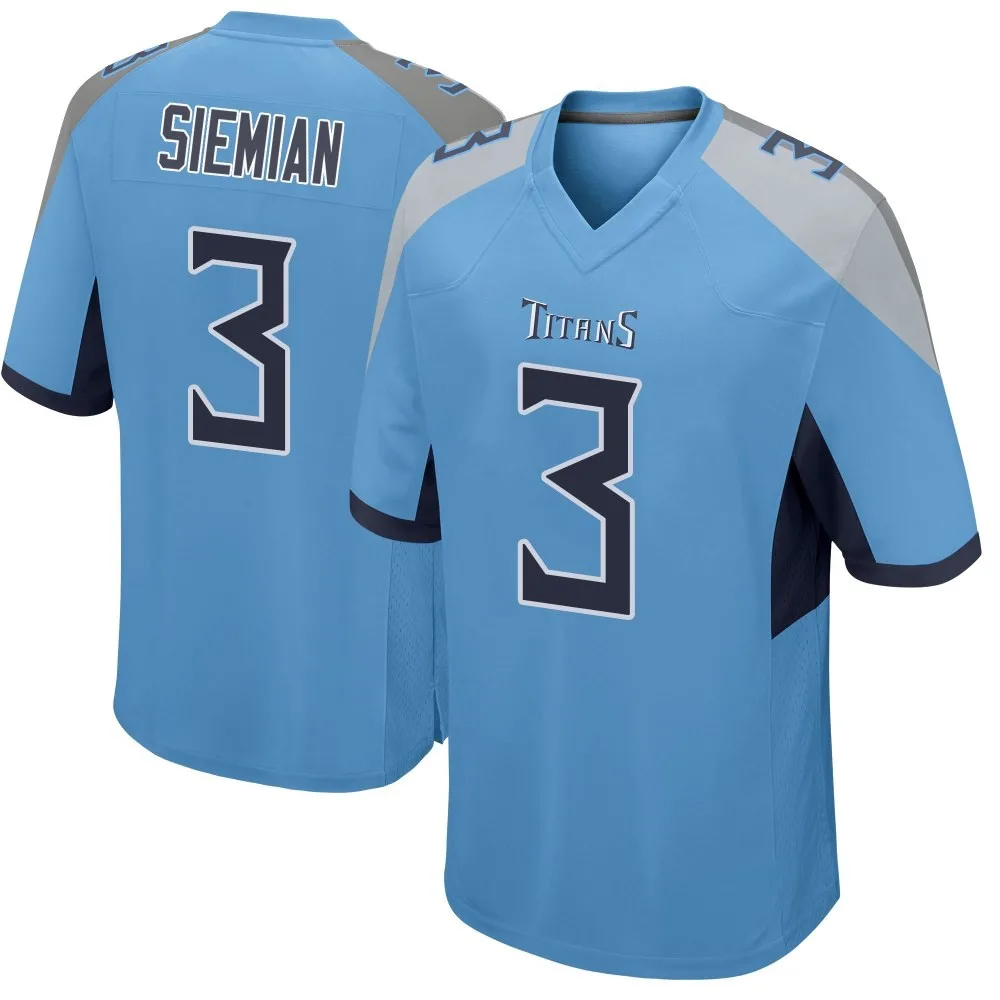 Youth Tennessee Titans Trevor Siemian Nike Game Light Blue Jersey Youth Tennessee Titans Trevor Siemian Nike Game Light Blue Jersey