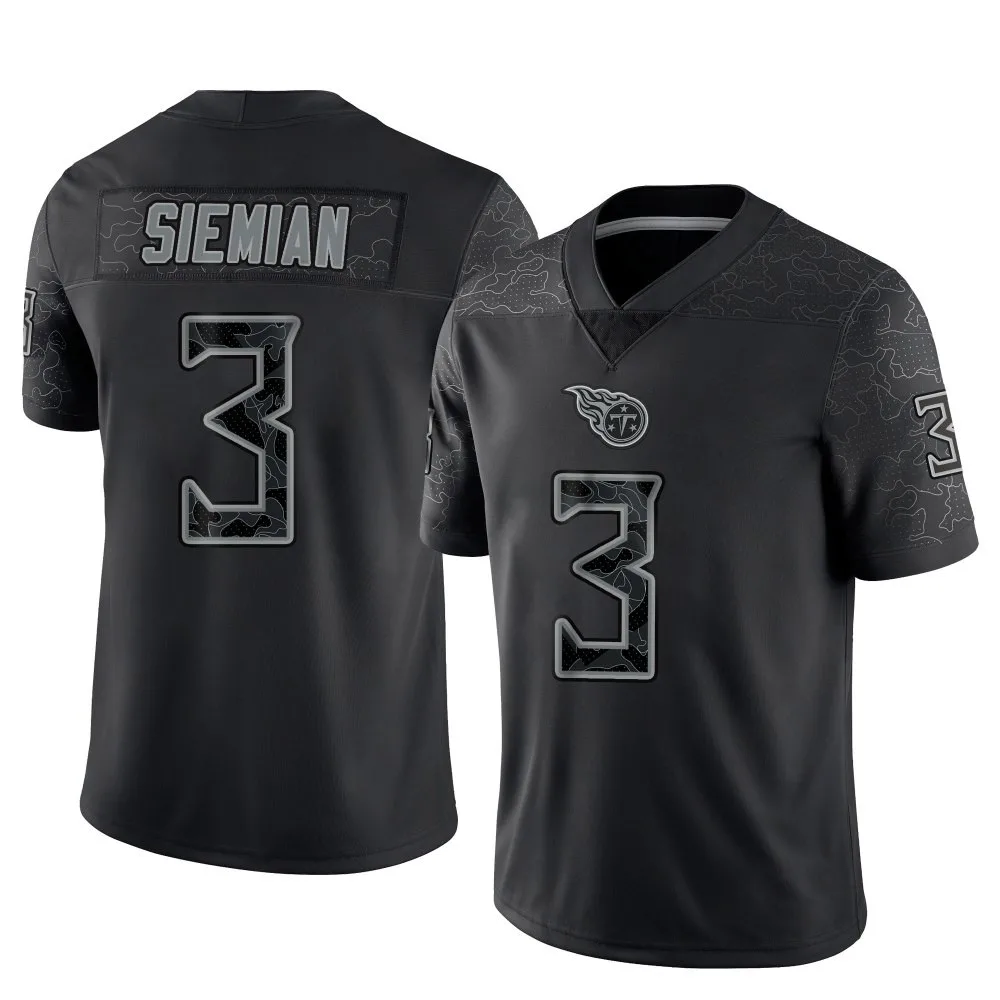 Youth Tennessee Titans Trevor Siemian Nike Reflective Limited Black Jersey Youth Tennessee Titans Trevor Siemian Nike Reflective Limited Black Jersey