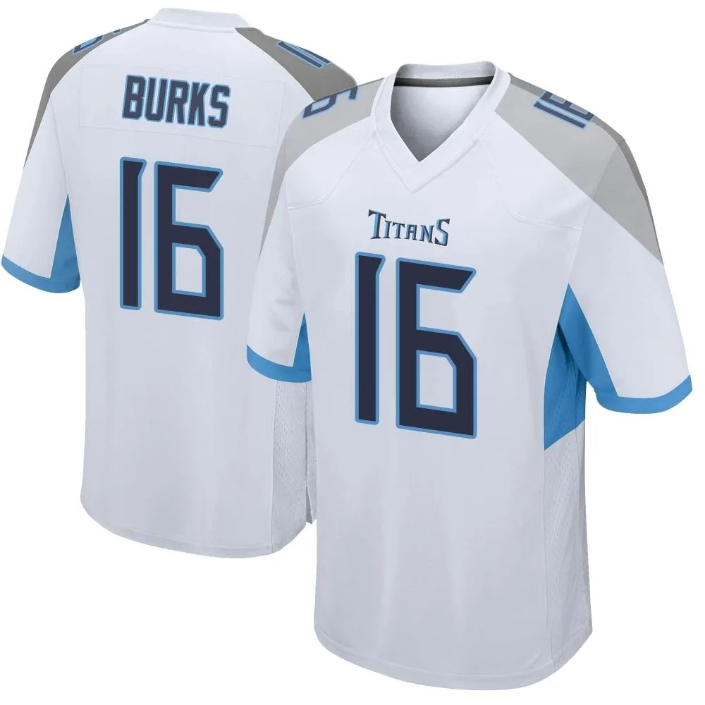 Men's Tennessee Titans Treylon Burks Nike Game White Jersey Men's Tennessee Titans Treylon Burks Nike Game White Jersey