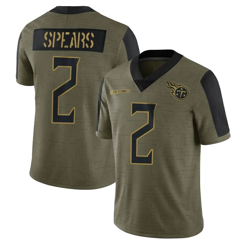 Men's Tennessee Titans Tyjae Spears Nike 2021 Salute To Service Limited Olive Jersey Men's Tennessee Titans Tyjae Spears Nike 2021 Salute To Service Limited Olive Jersey
