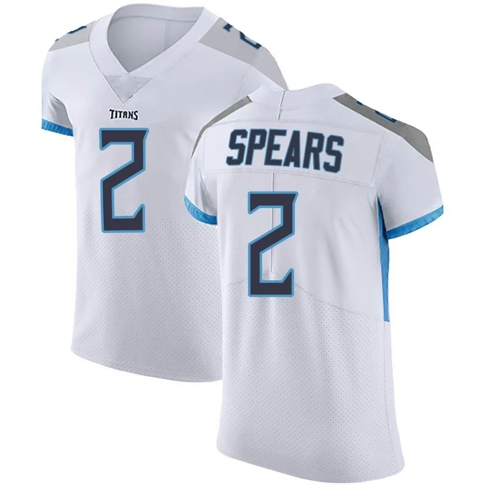 Men's Tennessee Titans Tyjae Spears Nike Vapor Untouchable Elite White Jersey Men's Tennessee Titans Tyjae Spears Nike Vapor Untouchable Elite White Jersey